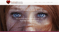 Desktop Screenshot of evolvinghumanity.com